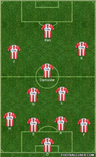 Exeter City football formation