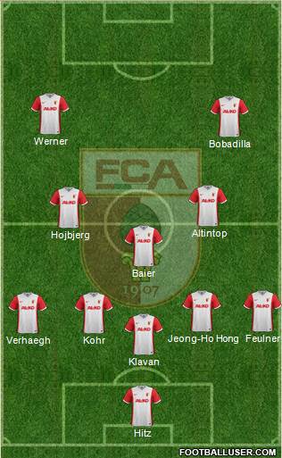 FC Augsburg Formation 2015