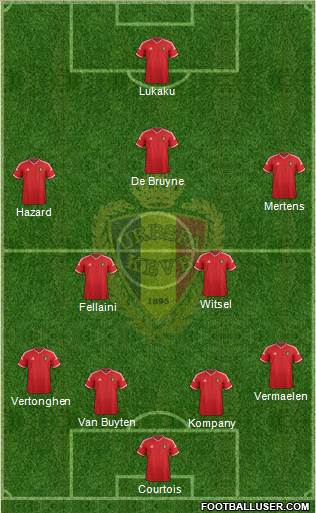 Belgium Formation 2015