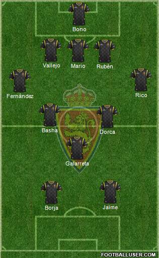 R. Zaragoza S.A.D. Formation 2015