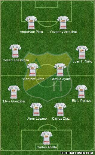 CD Atlético Huila Formation 2015