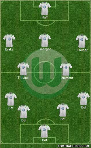 VfL Wolfsburg Formation 2015