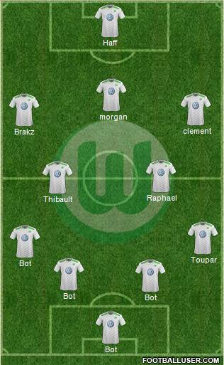 VfL Wolfsburg Formation 2015
