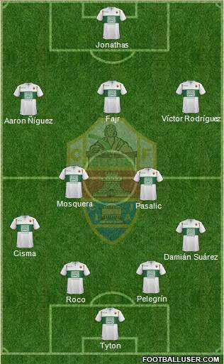 Elche C.F., S.A.D. Formation 2015