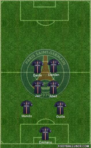 Paris Saint-Germain Formation 2015