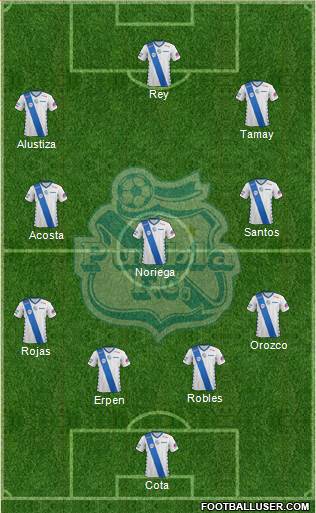 Club Puebla de la Franja Formation 2015