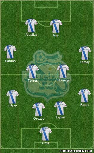 Club Puebla de la Franja Formation 2015