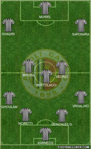 Ascoli football formation