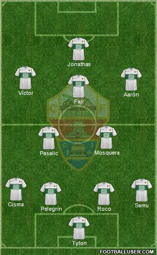 Elche C.F., S.A.D. Formation 2015