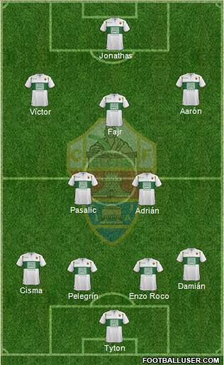 Elche C.F., S.A.D. Formation 2015
