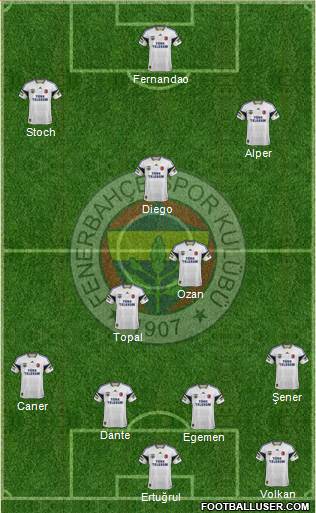Fenerbahçe SK Formation 2015