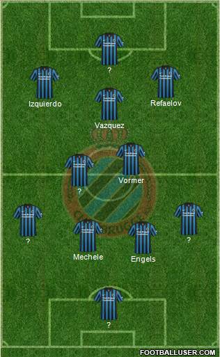 Club Brugge KV Formation 2015