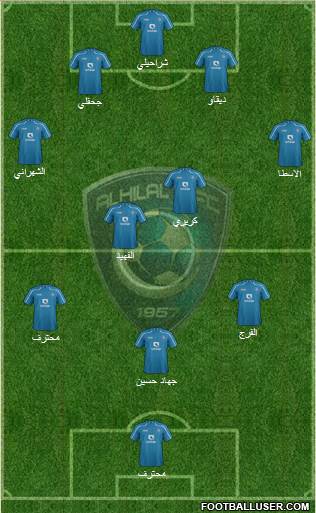 Al-Hilal (KSA) Formation 2015