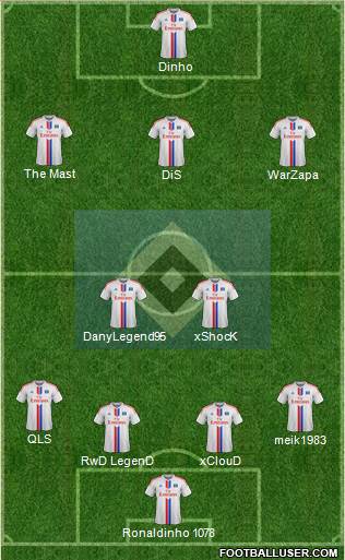 Hamburger SV Formation 2015
