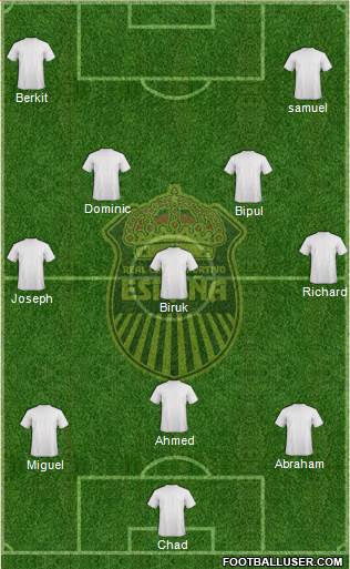 Real CD España Formation 2015