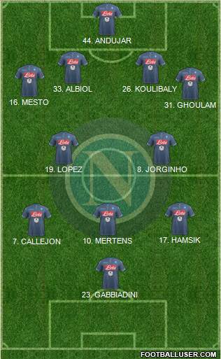Napoli Formation 2015