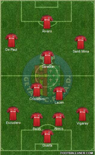 Getafe C.F., S.A.D. Formation 2015