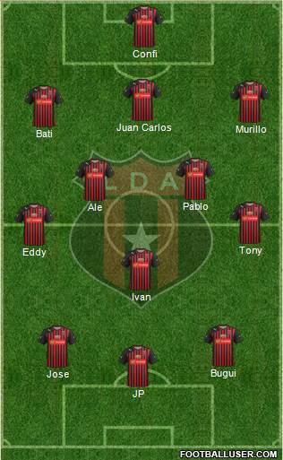 Liga Deportiva Alajuelense Formation 2015