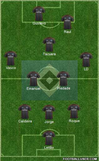 Hamburger SV Formation 2015