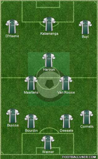 KSV Cercle Brugge Formation 2015