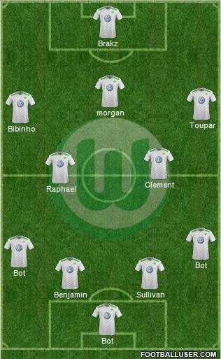 VfL Wolfsburg Formation 2015