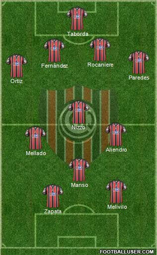 Chacarita Juniors Formation 2015