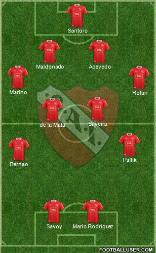 Independiente Formation 2015