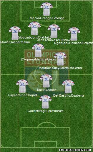 Olympique Lyonnais Formation 2015