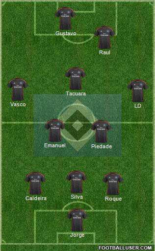 Hamburger SV Formation 2015