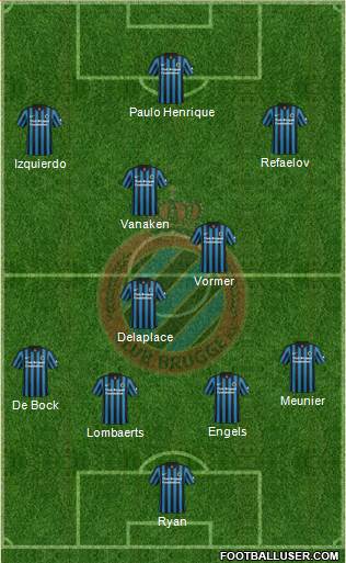 Club Brugge KV Formation 2015