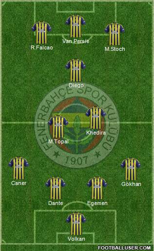 Fenerbahçe SK Formation 2015