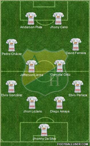CD Atlético Huila Formation 2015