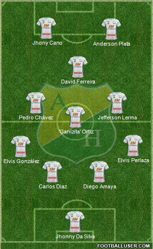 CD Atlético Huila Formation 2015