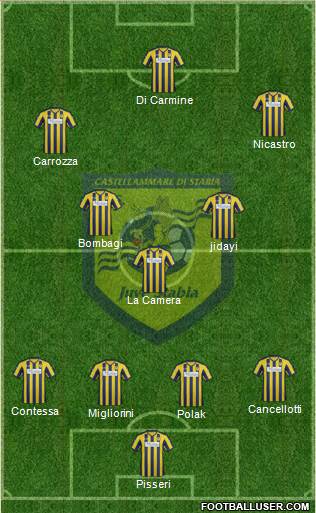 Juve Stabia Formation 2015