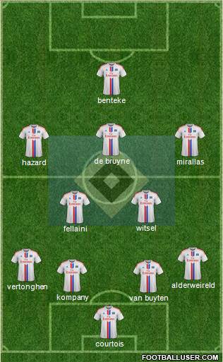 Hamburger SV Formation 2015