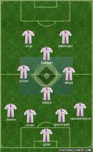 Hamburger SV Formation 2015
