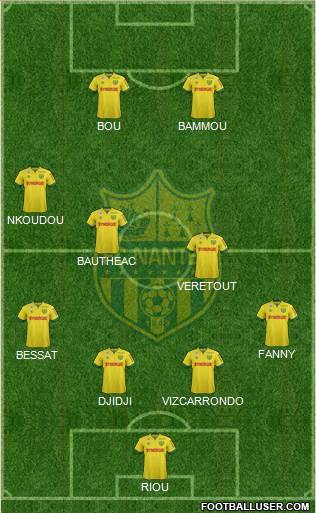 FC Nantes Formation 2015