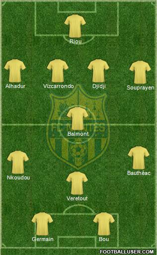 FC Nantes Formation 2015