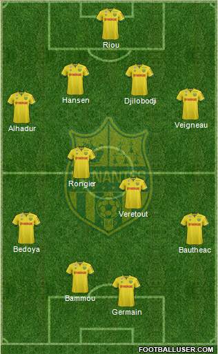 FC Nantes Formation 2015