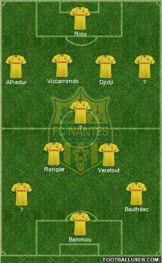 FC Nantes Formation 2015