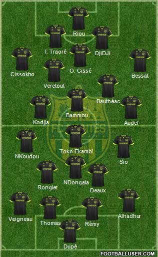 FC Nantes Formation 2015