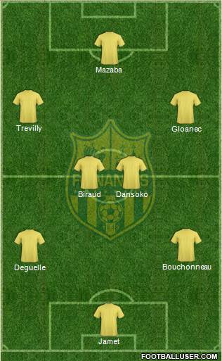 FC Nantes Formation 2015