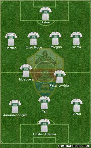 Elche C.F., S.A.D. Formation 2015
