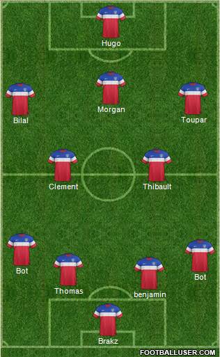U.S.A. Formation 2015