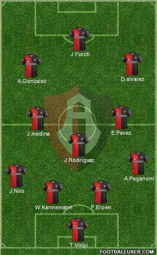 Club Deportivo Atlas Formation 2015