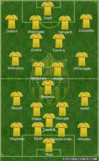 FC Nantes Formation 2015