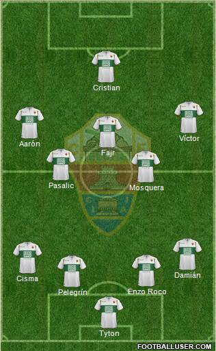 Elche C.F., S.A.D. Formation 2015