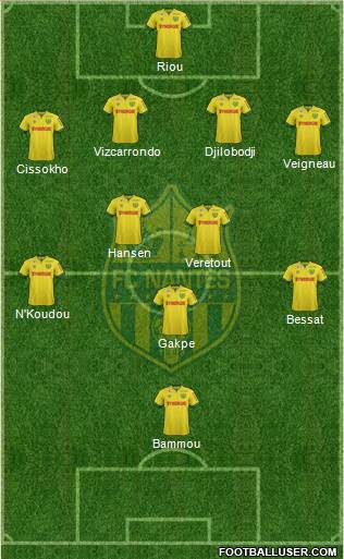 FC Nantes Formation 2015