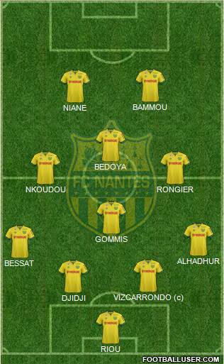 FC Nantes Formation 2015