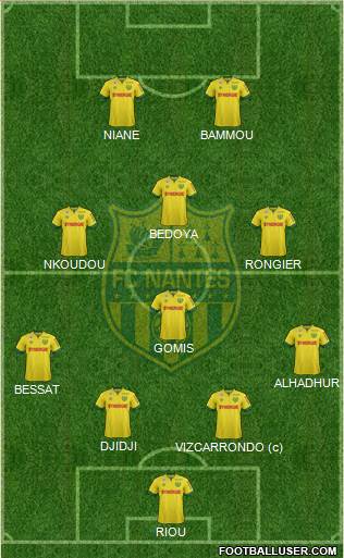 FC Nantes Formation 2015